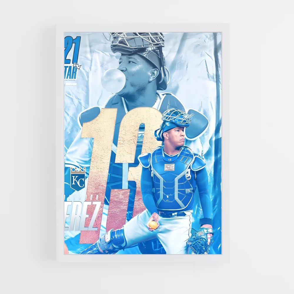 Poster Le Gardien du Terrain – affiche Baseball (vue 3)